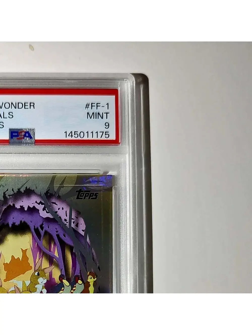 Forest Animals 2025 Topps Disney 2025 Topps Disney #FF-1 Furry Friends PSA 9
